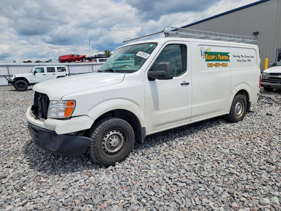 2018 Nissan Nv VIN 1N6BF0KY7JN808048 COPART salvage auction — FRONT END, WI - CERTIFICATE OF TITLE, sold $400 on 2026-08-03 (photo 1)