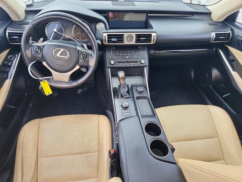 2016 Lexus Is VIN JTHBA1D22G5010404 COPART salvage auction — WATER/FLOOD, Mt - Certificate Of Title, sold $1,800 on 2026-07-20 (photo 8)