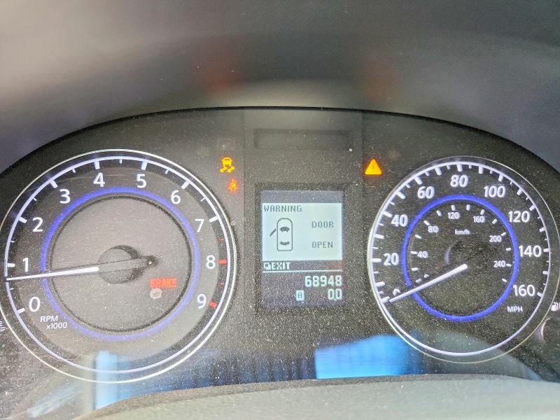 2012 Infiniti G VIN JN1CV6EK2CM420225 COPART salvage auction — FRONT END, Va - Cert Of Title - Salvage, sold $1,400 on 2026-07-21 (photo 9)