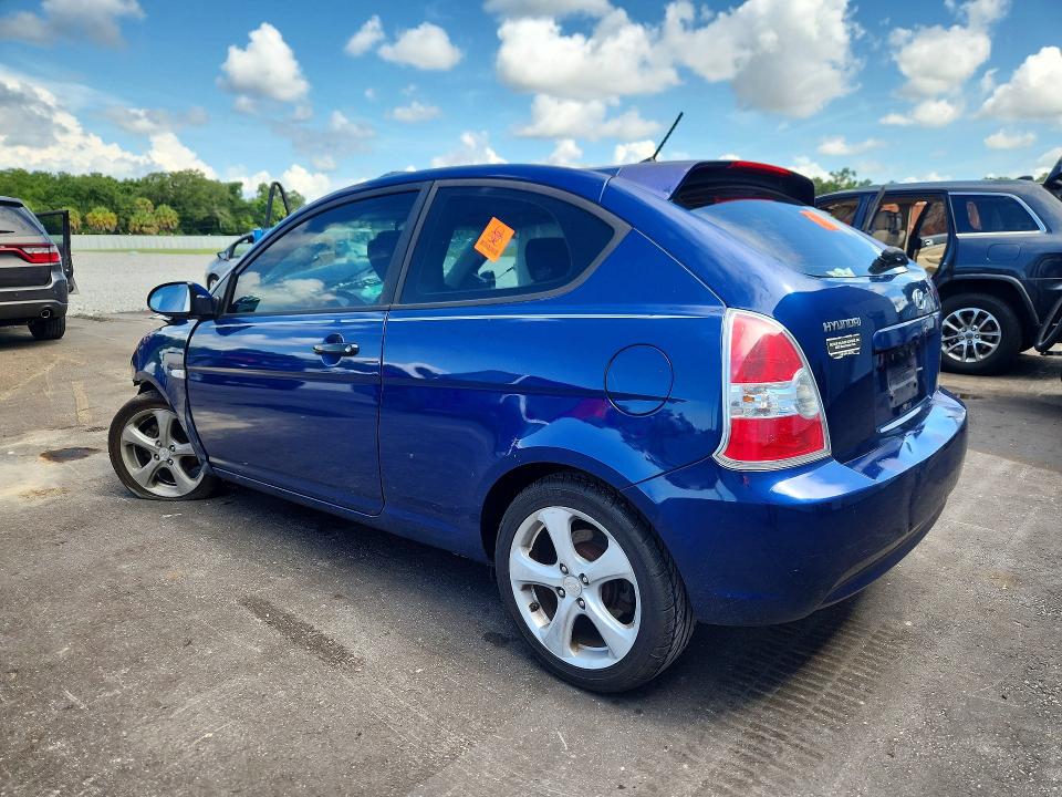 2007 Hyundai Accent VIN KMHCN36C87U048717 COPART salvage auction — FRONT END, FL - CERT OF TITLE SLVG REBUILDABLE, sold $350 on 2026-07-20 (photo 2)