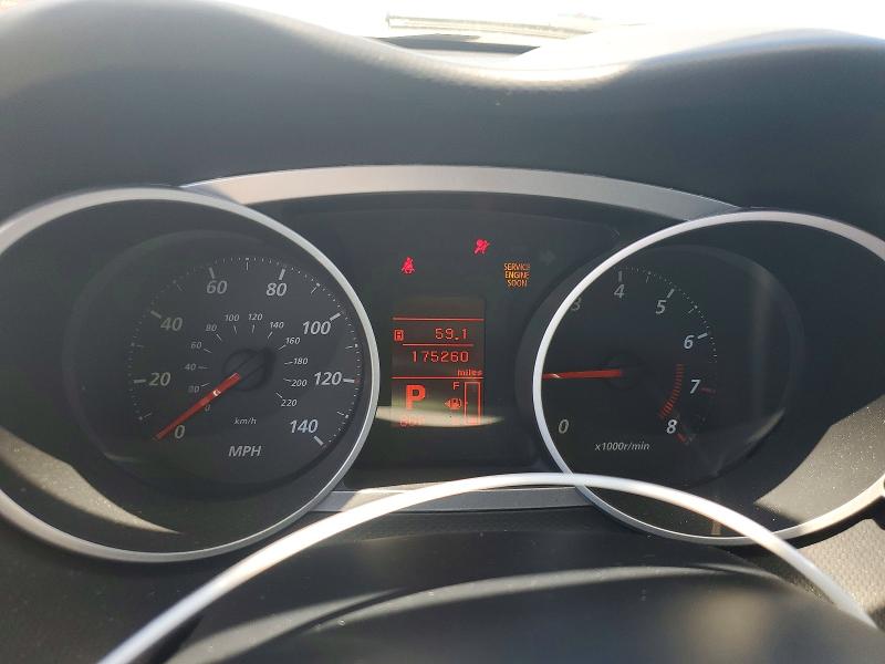 2010 Mitsubishi Outlander VIN JA4AT2AW3AZ014203 COPART salvage auction — MINOR DENT/SCRATCHES, CA - DIS/DLR/EXP ONLY CLEAN TITLE, sold $250 on 2026-07-23 (photo 9)