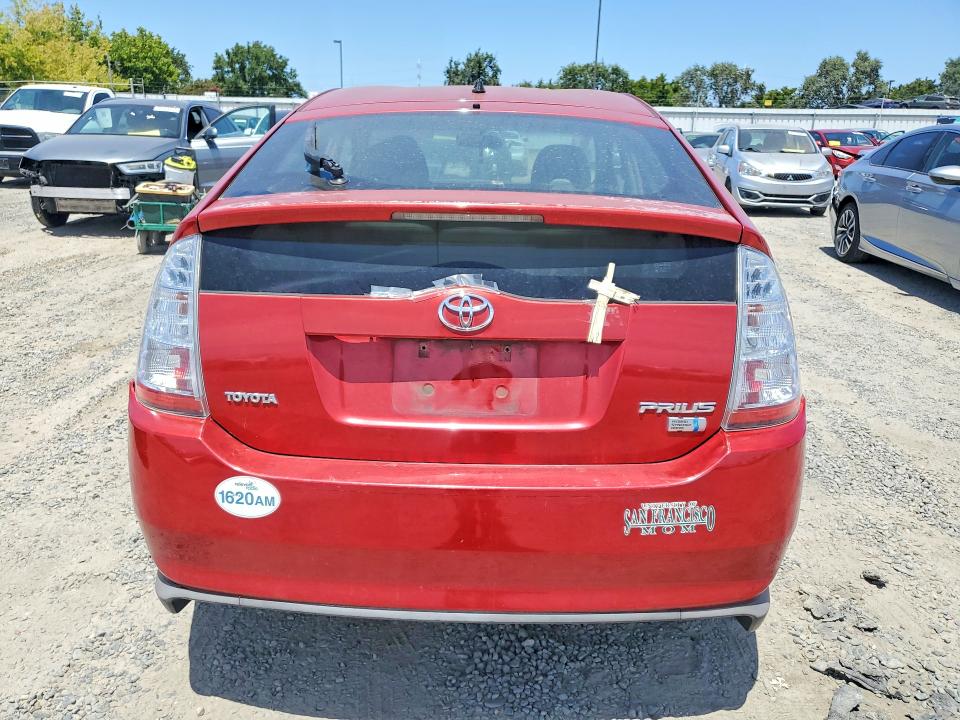 2009 Toyota Prius VIN JTDKB20U797869328 COPART salvage auction — REAR END, CA - SALVAGE CERTIFICATE, sold $575 on 2026-07-28 (photo 6)