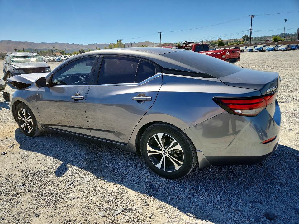 2021 Nissan Sentra VIN 3N1AB8CV8MY286750 COPART salvage auction — FRONT END, Ca - Salvage Certificate, sold $200 on 2026-07-29 (photo 2)
