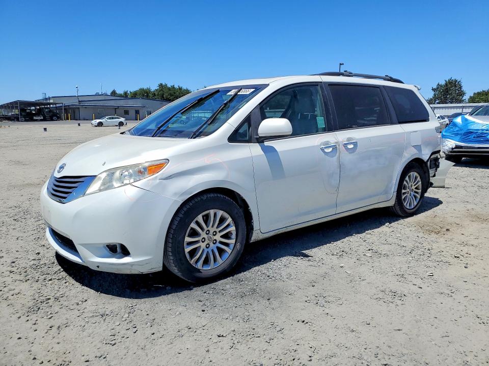 2015 Toyota Sienna VIN 5TDYK3DC9FS527320 COPART salvage auction — REAR END, CA - SALVAGE CERTIFICATE, sold $3,150 on 2026-07-16 (photo 1)