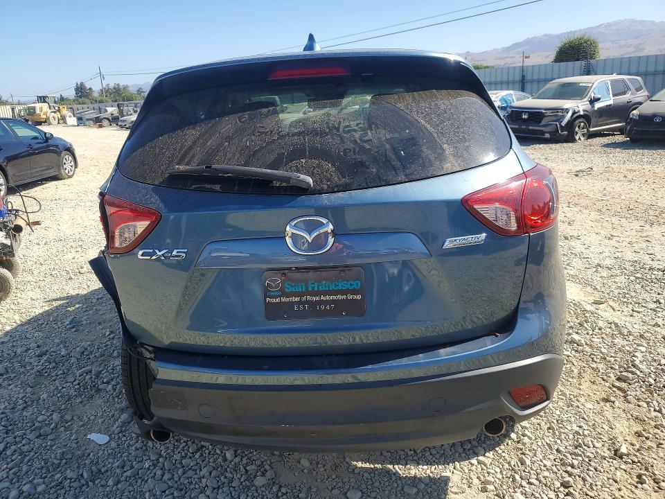 2015 Mazda Cx-5 VIN JM3KE2DY2F0478068 COPART salvage auction — FRONT END, Ca - Salvage Certificate, sold $2,450 on 2026-07-14 (photo 6)