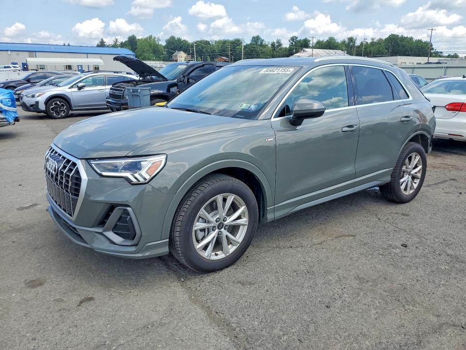 2025 Audi Q3 VIN WA1DECF39S1033544 COPART salvage auction — REAR END, Pa - Certificate Of Salvage, sold $9,400 on 2026-07-28 (photo 1)