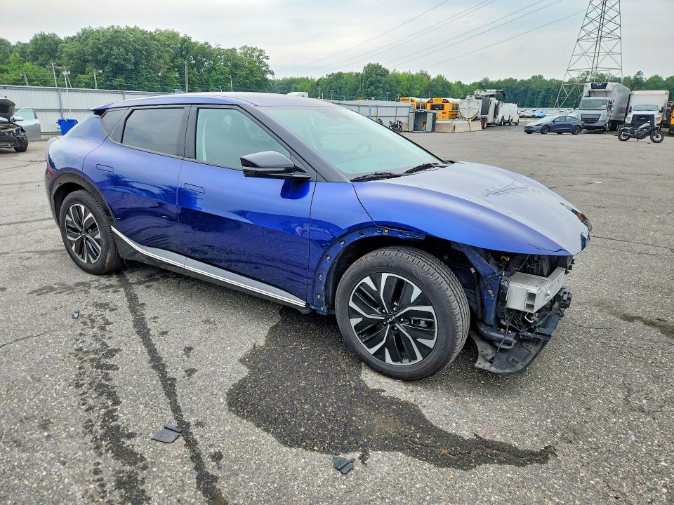2024 Kia Ev6 VIN KNDC34LA2R5214195 COPART salvage auction — FRONT END, NY - CERTIFICATE OF TITLE, sold $4,300 on 2026-07-22 (photo 4)
