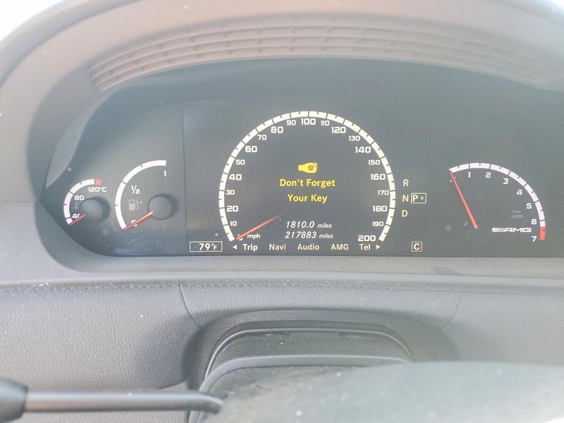 2012 Mercedes-benz Cl-klasse amg VIN WDDEJ7EB7CA028825 COPART salvage auction — UNDERCARRIAGE, Ca - Salvage Certificate, sold $125 on 2026-07-29 (photo 9)