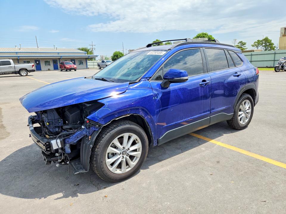 2022 Toyota Corolla cross VIN 7MUCAAAG3NV014030 COPART salvage auction — FRONT END, Salvage Title, sold $250 on 2026-07-24 (photo 1)