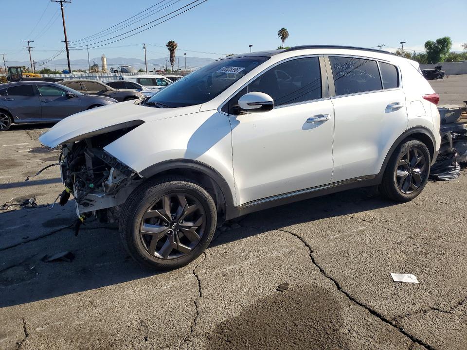 2020 Kia Sportage VIN KNDP63AC7L7660684 COPART salvage auction — FRONT END, CA - SALVAGE CERTIFICATE, sold $3,050 on 2026-07-23 (photo 1)