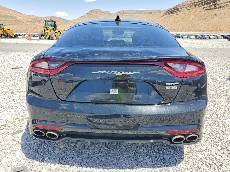 2021 Kia Stinger VIN KNAE45LC1M6088554 COPART salvage auction — BURN, NV - SALVAGE TITLE, sold $10,600 on 2026-08-24 (photo 6)