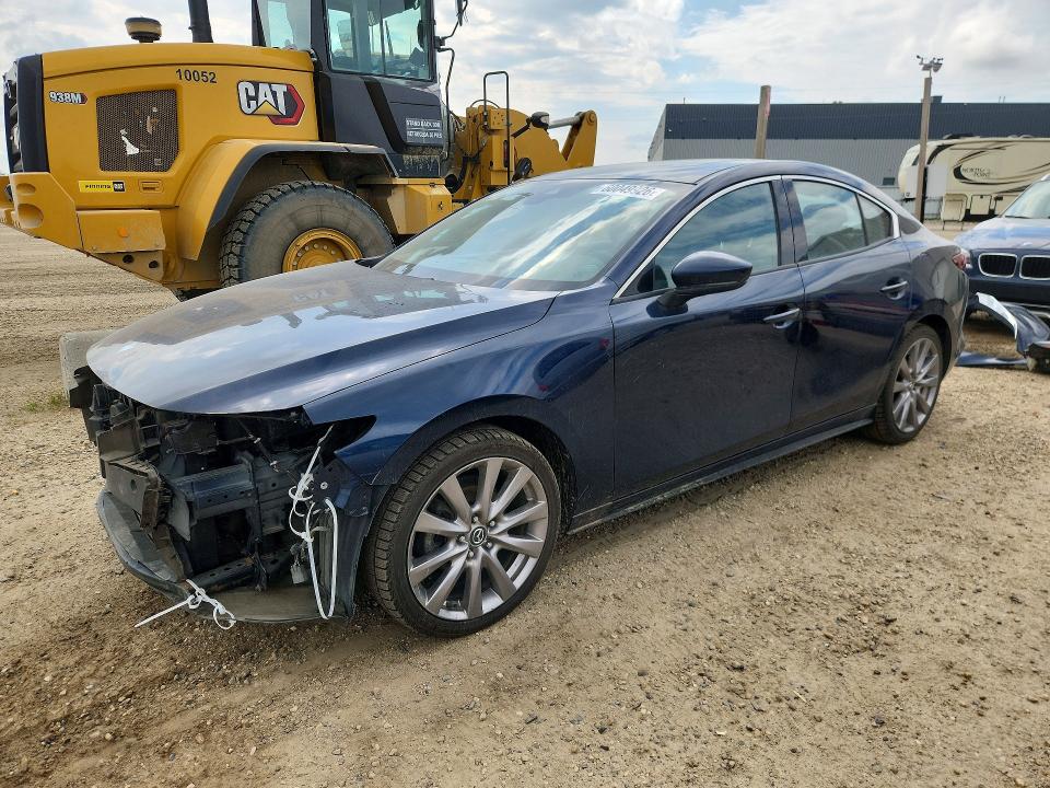 2019 Mazda 3 VIN JM1BPADM3K1102493 COPART salvage auction — FRONT END, Ab - Bos - Salvage, sold $2,200 on 2026-07-23 (photo 1)