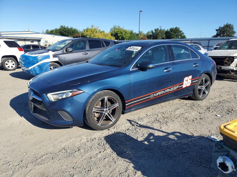 2022 Mercedes-benz A-klasse VIN W1K3G4EB9NJ326154 — COPART salvage auction photo