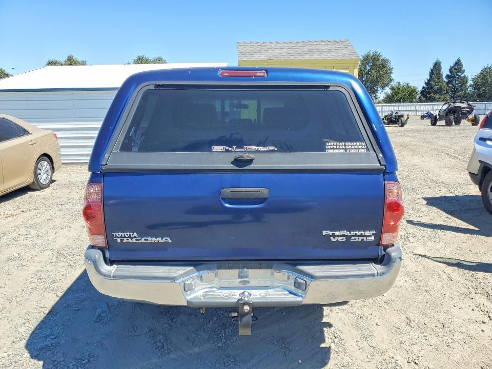2006 Toyota Tacoma VIN 5TEJU62NX6Z227886 COPART salvage auction — REAR END, CA - SALVAGE CERTIFICATE, sold $3,750 on 2026-07-28 (photo 6)