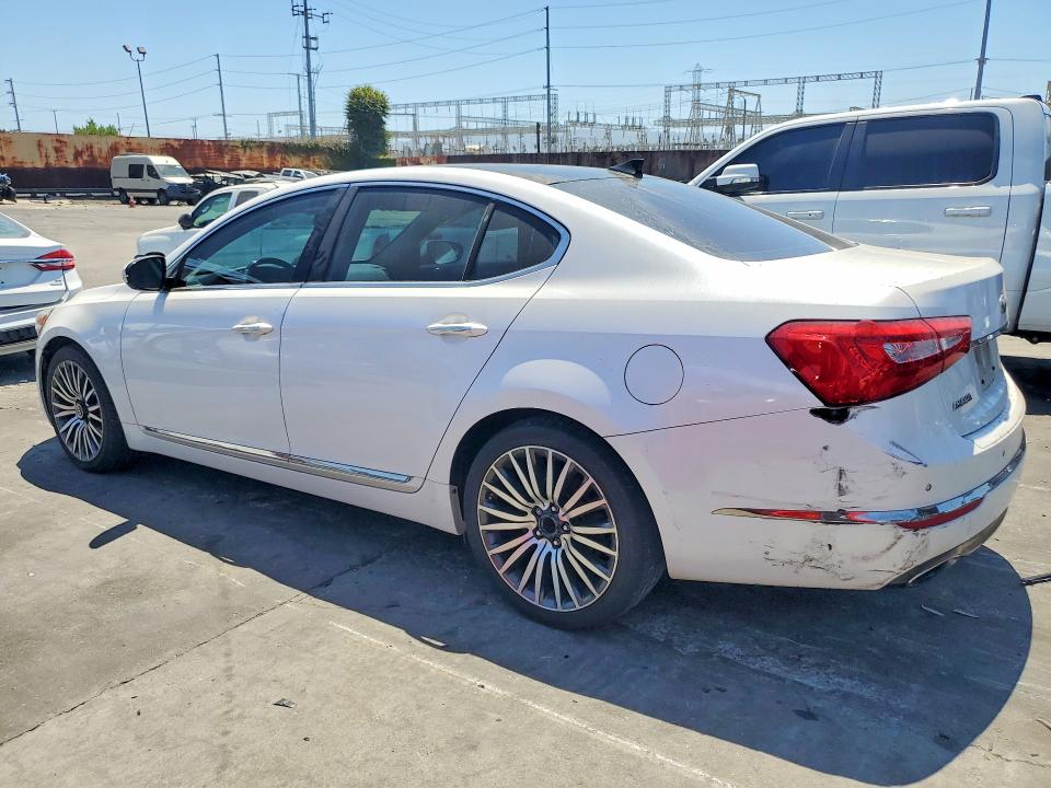 2014 Kia Cadenza VIN KNALN4D75E5131588 COPART salvage auction — SIDE, CA - SALVAGE CERTIFICATE, sold $1,300 on 2026-07-29 (photo 2)