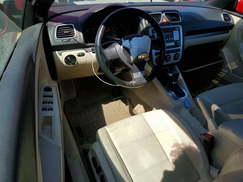 2007 Volkswagen Eos VIN WVWBA71F47V048616 COPART salvage auction — FRONT END, WA - BILL OF SALE, sold $300 on 2026-07-27 (photo 8)