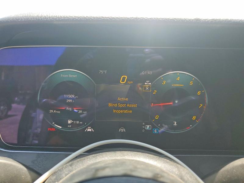 2022 Mercedes-benz E-class VIN W1KZF8EB5NB020387 COPART salvage auction — FRONT END, Ut - Dis/Dlr/Exp Only Salvage Title, sold $14,000 on 2026-07-29 (photo 9)