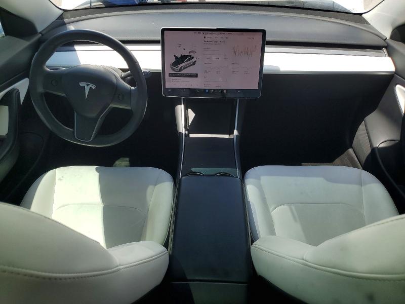 2020 Tesla Model 3 VIN 5YJ3E1EB8LF601256 COPART salvage auction — REAR END, Nv - Salvage Title, sold $5,700 on 2026-07-30 (photo 8)