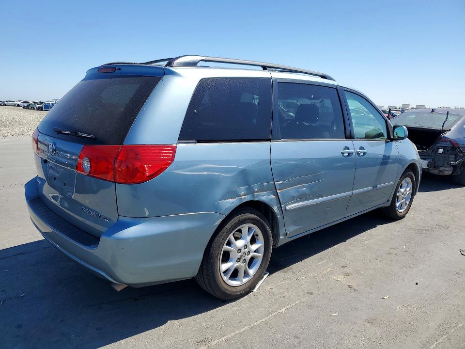 2006 Toyota Sienna VIN 5TDZA22C36S482315 COPART salvage auction — SIDE, CA - SALVAGE CERTIFICATE, sold $900 on 2026-07-15 (photo 3)