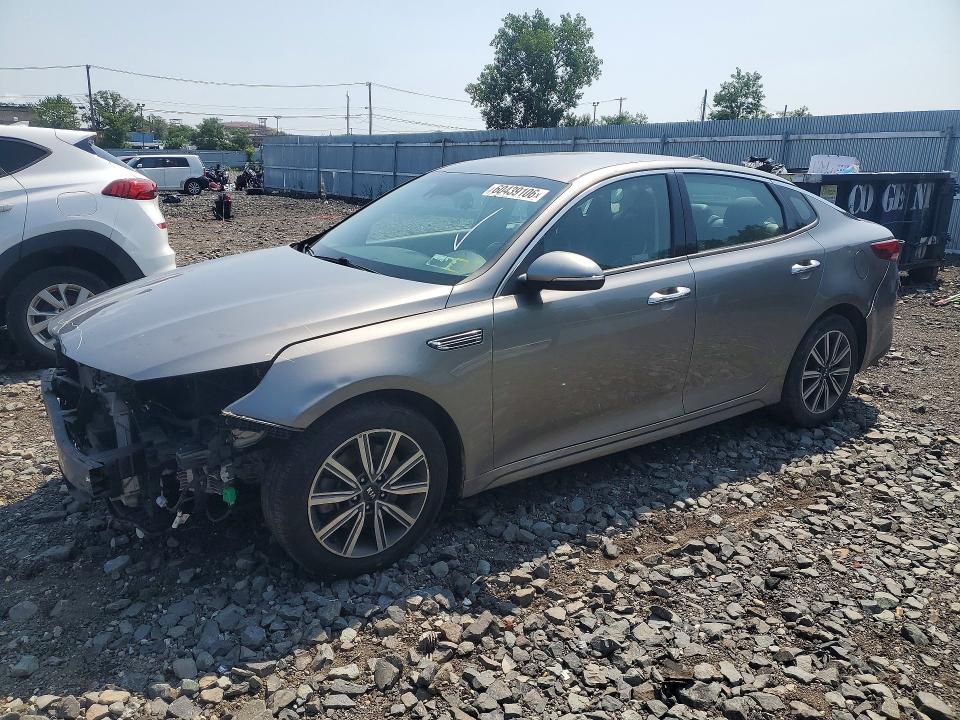 2019 Kia Optima VIN 5XXGU4L16KG324893 COPART salvage auction — FRONT END, NY - MV-907A SALVAGE CERTIFICATE, sold $850 on 2026-07-28 (photo 1)