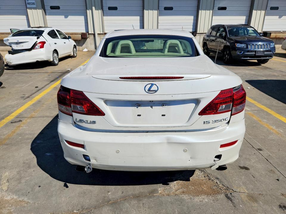 2010 Lexus Is VIN JTHFE2C20A2502936 COPART salvage auction — REAR END, Ky - Cert Of Title-Salvage, sold $625 on 2026-08-03 (photo 6)
