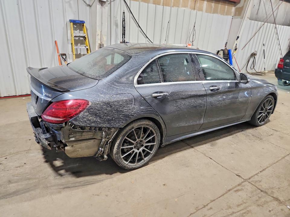 2015 Mercedes-benz C-klasse VIN 55SWF4KB3FU007936 COPART salvage auction — REAR END, Ak - Cert Of Veh Title-Reconstructe, sold $2,100 on 2026-07-21 (photo 3)