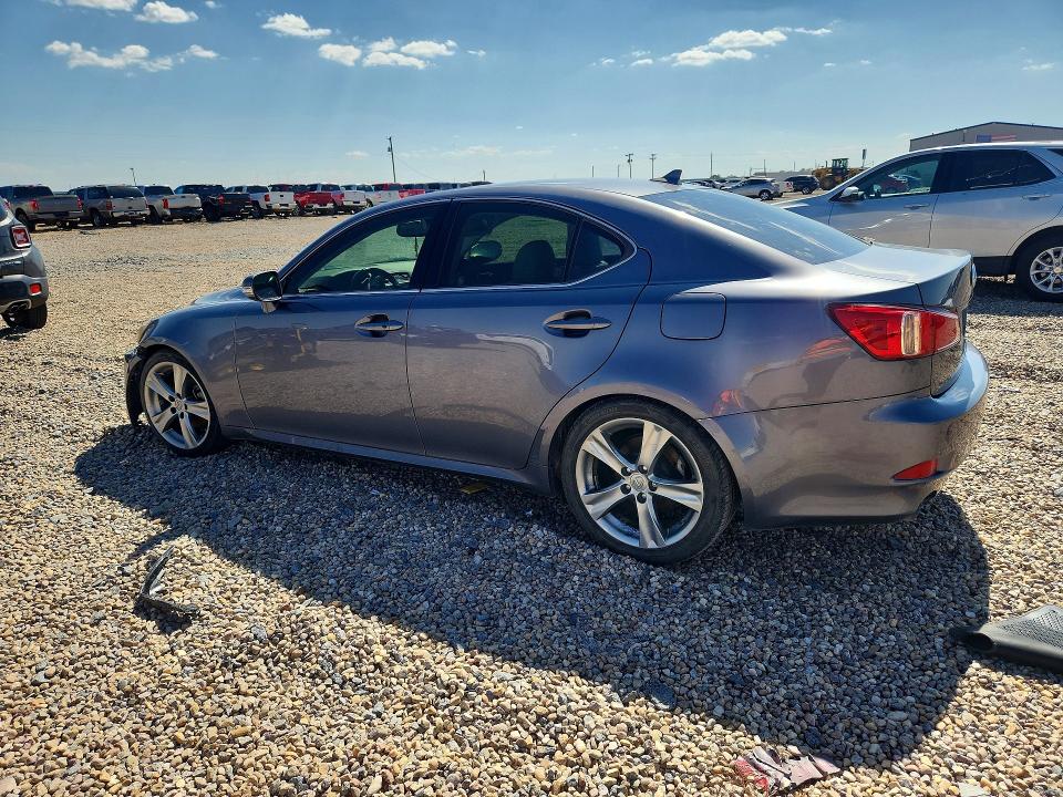2012 Lexus Is VIN JTHBF5C21C5173694 COPART salvage auction — FRONT END, Tx - Certificate Of Title (P), sold $4,100 on 2026-07-28 (photo 2)