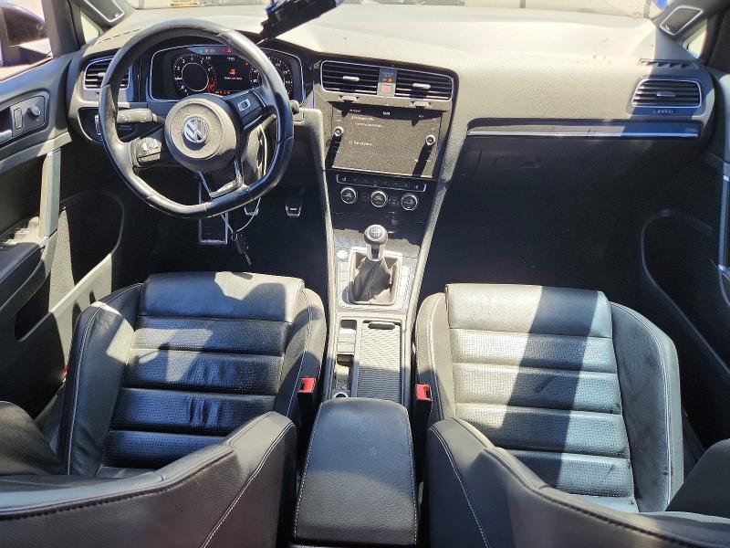 2019 Volkswagen Golf r VIN WVWWA7AU3KW160083 COPART salvage auction — FRONT END, Ca - Salvage Certificate, sold $6,500 on 2026-08-10 (photo 8)