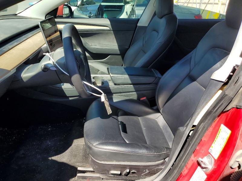 2022 Tesla Model 3 VIN 5YJ3E1EB1NF273763 COPART salvage auction — DAMAGE HISTORY, Ca - Salvage Certificate, sold $4,800 on 2026-07-22 (photo 7)