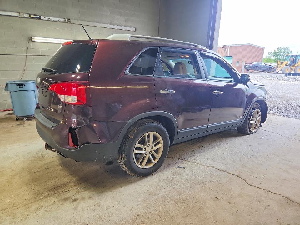 2015 Kia Sorento VIN 5XYKTCA66FG603722 COPART salvage auction — FRONT END, Ny - Mv-907A Salvage Certificate, sold $600 on 2026-07-27 (photo 3)