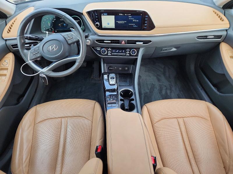 2021 Hyundai Sonata VIN KMHL54JJ8MA034020 COPART salvage auction — REAR END, VA - CERT OF TITLE - SALVAGE, sold $5,500 on 2026-07-28 (photo 8)