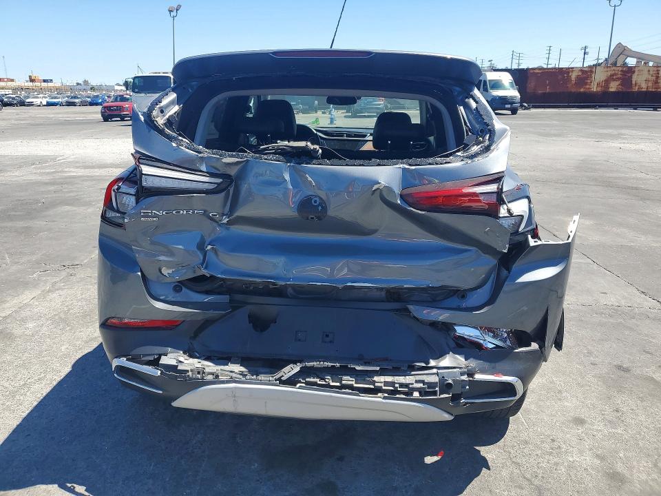 2021 Buick Encore VIN KL4MMGSL3MB165549 COPART salvage auction — REAR END, Ca - Salvage Certificate, sold $1,000 on 2026-09-02 (photo 6)