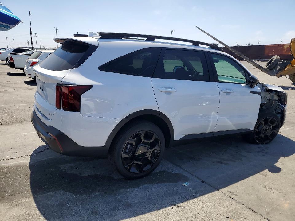 2025 Kia Sorento VIN 5XYRHDJFXSG324340 COPART salvage auction — FRONT END, CA - SALVAGE CERTIFICATE, sold $16,900 on 2026-08-26 (photo 3)