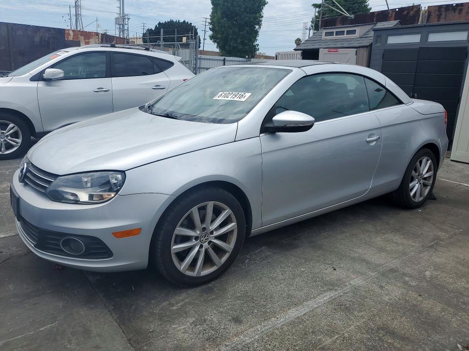 2012 Volkswagen Eos VIN WVWBW7AH7CV000279 COPART salvage auction — NORMAL WEAR, Ca - Dis/Dlr/Exp Only Clean Title, sold $725 on 2026-07-22 (photo 1)