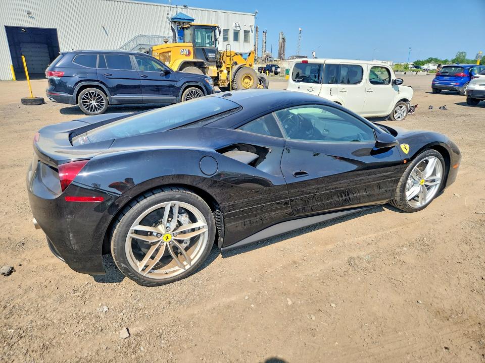2016 Ferrari 488 VIN ZFF79ALA2G0219262 COPART salvage auction — WATER/FLOOD, Qc - Irrecuperable, sold $101,000 on 2026-08-04 (photo 3)