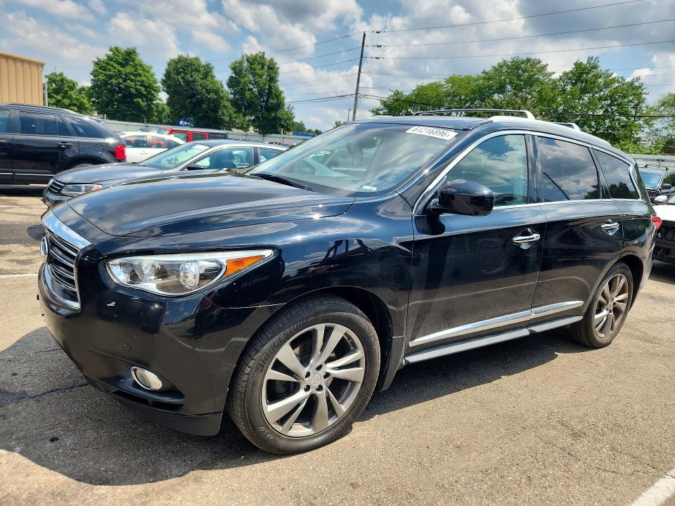 2015 Infiniti Qx60 VIN 5N1AL0MM8FC504534 COPART salvage auction — MINOR DENT/SCRATCHES, Oh - Certificate Of Title, sold $500 on 2026-07-29 (photo 1)