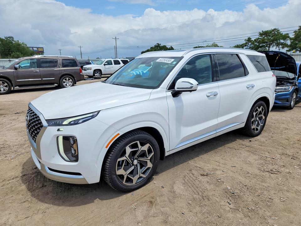 2021 Hyundai Palisade VIN KM8R7DHE9MU209242 — COPART salvage auction photo