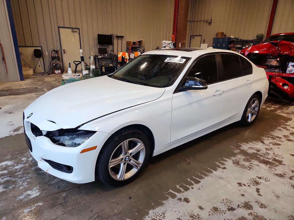 2015 BMW 3er VIN WBA3C3C54FP663579 COPART salvage auction — FRONT END, Wi - Certificate Of Title, sold $1,700 on 2026-08-03 (photo 1)