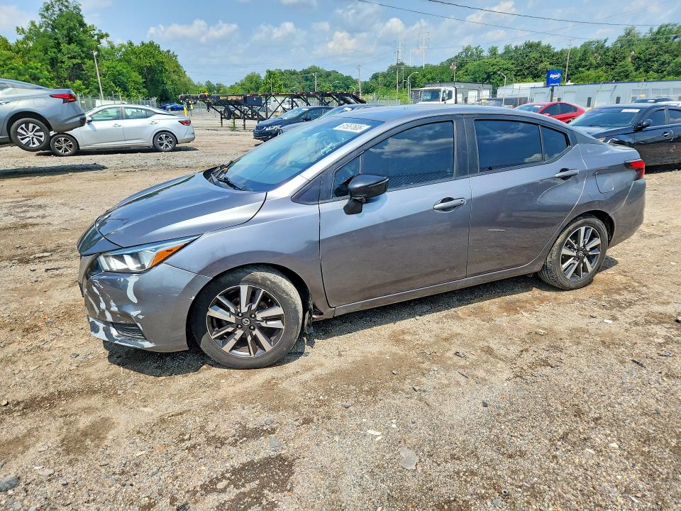 2021 Nissan Versa VIN 3N1CN8EV1ML857568 COPART salvage auction — ROOF, Va - Certificate Of Title, sold $2,150 on 2026-07-30 (photo 1)