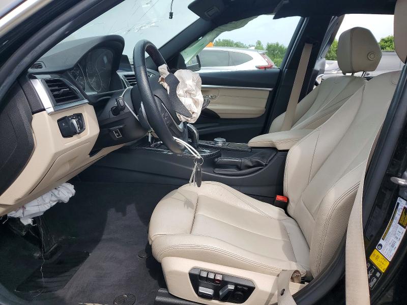 2017 BMW 3 series VIN WBA8D9G50HNT90767 COPART salvage auction — FRONT END, IL - SALVAGE CERTIFICATE, sold $2,400 on 2026-08-26 (photo 7)
