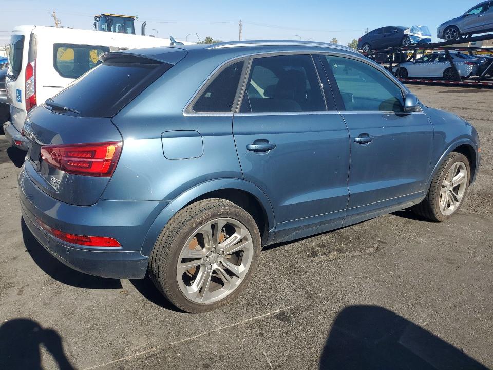 2016 Audi Q3 VIN WA1EFCFS0GR010011 COPART salvage auction — FRONT END, Ca - Certificate Of Title (P), sold $150 on 2026-07-27 (photo 3)