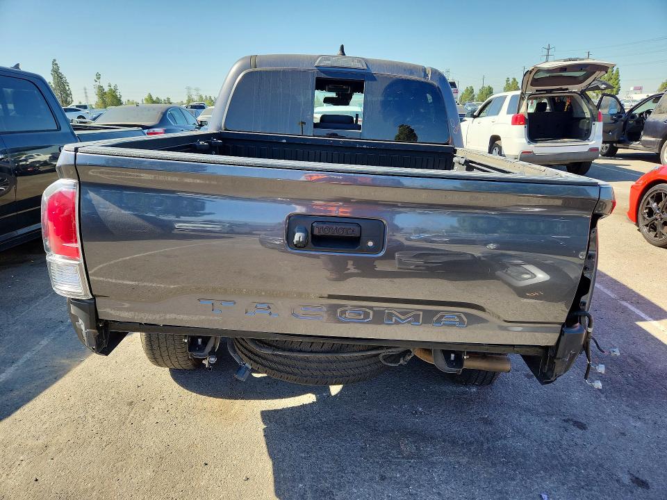 2022 Toyota Tacoma VIN 3TMAZ5CN0NM163492 COPART salvage auction — VANDALISM, Ca - Salvage Certificate, sold $12,900 on 2026-08-25 (photo 6)