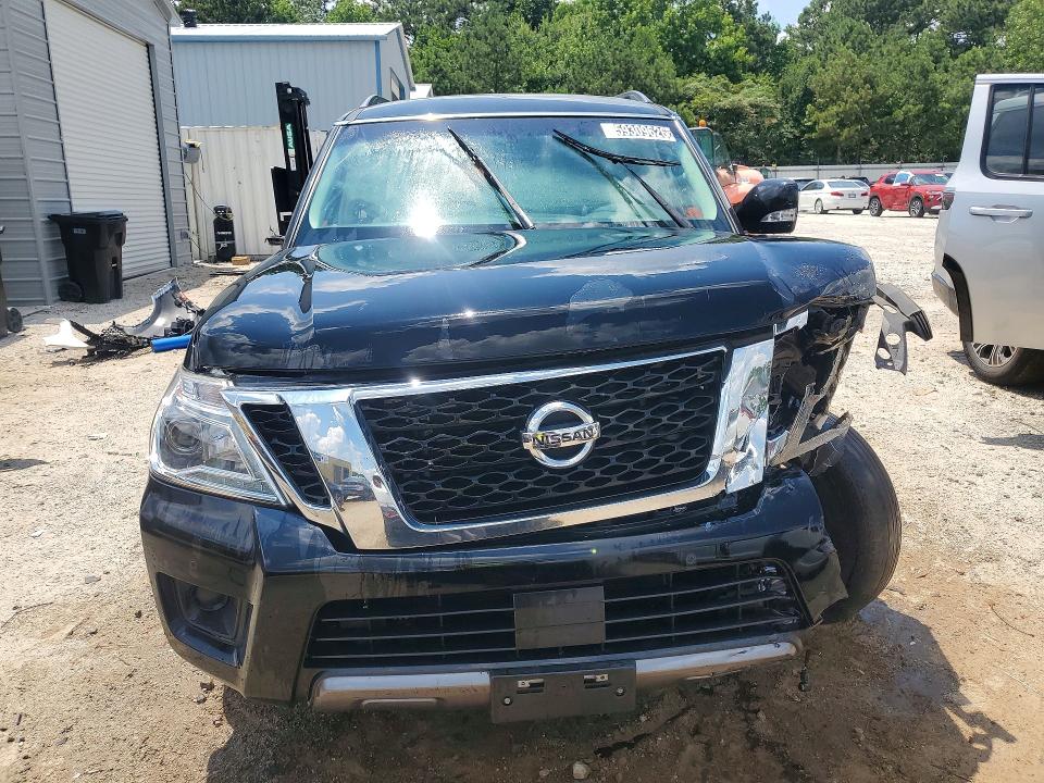 2020 Nissan Armada VIN JN8AY2NDXLX017361 COPART salvage auction — FRONT END, Ga - Certificate Of Title, sold $275 on 2026-07-28 (photo 5)