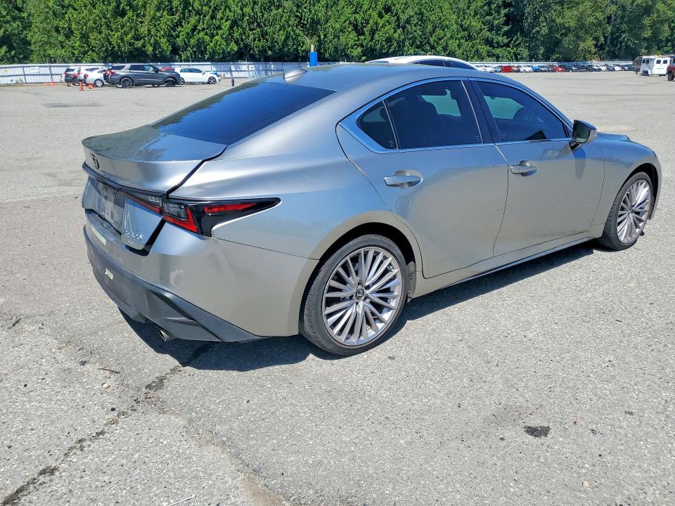 2022 Lexus Is VIN JTHD81F26N5049902 COPART salvage auction — REAR END, Salvage Title, sold $6,700 on 2026-07-27 (photo 3)