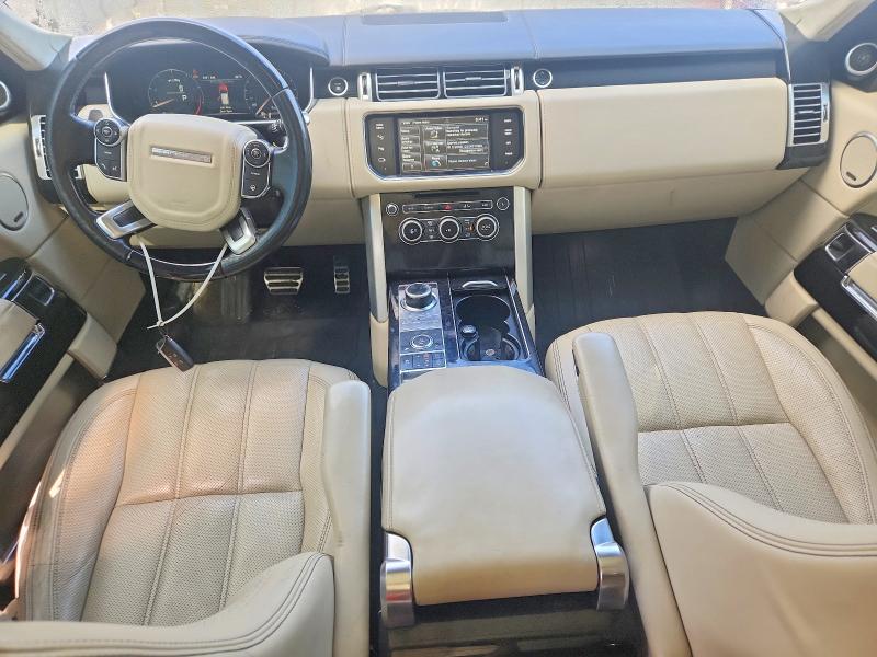2015 Land rover RANGE ROVER VIN SALGV2TF1FA202241 COPART salvage auction — REAR END, ON - PERMIT NO BRAND - UNFIT, sold $475 on 2026-07-21 (photo 8)