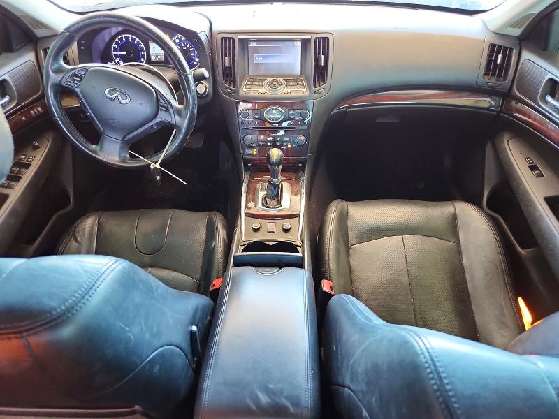 2012 Infiniti G VIN JN1CV6AR5CM972997 COPART salvage auction — FRONT END, Az - Cert Of Title - Salvage, sold $1,850 on 2026-07-14 (photo 8)