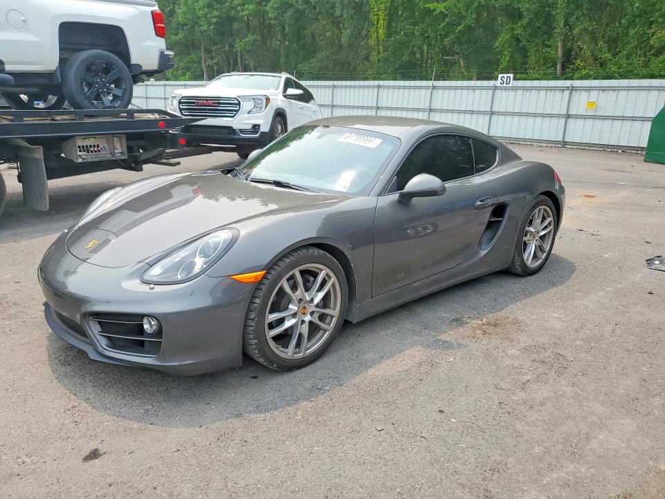 2014 Porsche Cayman VIN WP0AA2A82EK170311 COPART salvage auction — MINOR DENT/SCRATCHES, Nj - Cert Of Title W/Salvage Histor, sold $15,600 on 2026-07-28 (photo 1)