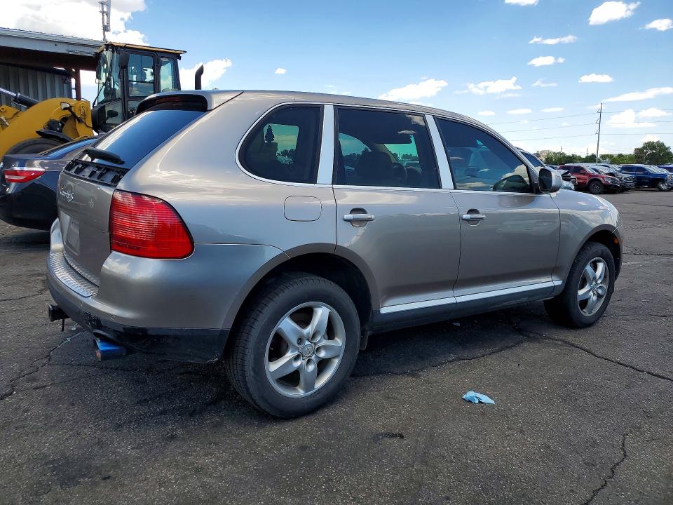 2004 Porsche Cayenne VIN WP1AB29P34LA76793 COPART salvage auction — REAR END, CO - PUBLIC - SALVAGE TITLE (P), sold $1,150 on 2026-08-11 (photo 3)