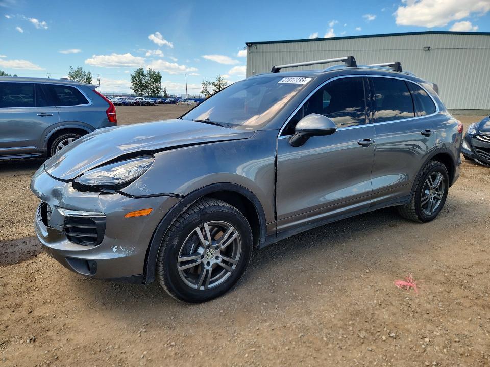 2016 Porsche Cayenne VIN WP1AA2A22GLA02868 COPART salvage auction — FRONT END, Ab - Bos - Salvage, sold $4,200 on 2026-07-28 (photo 1)