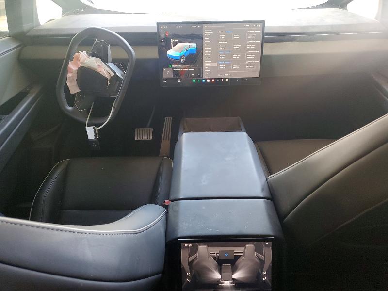 2025 Tesla Cybertruck VIN 7G2CEHED2SA066069 COPART salvage auction — FRONT END, Tx - Certificate Of Title, sold $21,600 on 2026-08-14 (photo 8)